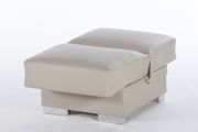 Convertible storage sofa / sofa bed in cream by Istikbal additional picture 8