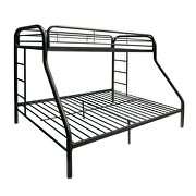 Black twin/full bunk bed additional photo 2 of 4