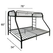 Black twin/full bunk bed by Acme additional picture 5