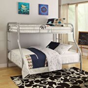 Silver twin/full bunk bed by Acme additional picture 6