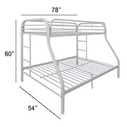 White twin/full bunk bed by Acme additional picture 6