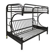 Black twin xl/queen/futon bunk bed by Acme additional picture 2