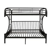 Black twin xl/queen/futon bunk bed by Acme additional picture 3