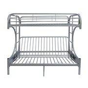 Silver twin xl/queen/futon bunk bed by Acme additional picture 3