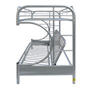 Silver twin xl/queen/futon bunk bed by Acme additional picture 4