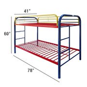Rainbow twin/twin bunk bed additional photo 5 of 4