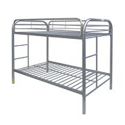 Silver twin/twin bunk bed by Acme additional picture 2