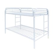 White twin/twin bunk bed by Acme additional picture 2