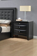 Black pu queen bed by Acme additional picture 5