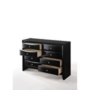 Black pu queen bed by Acme additional picture 11