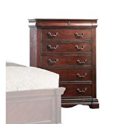 Dark cherry queen bed by Acme additional picture 7