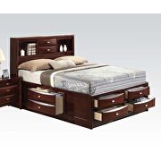 Espresso ireland queen bed w/storage by Acme additional picture 2