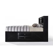 Black ireland queen bed w/storage by Acme additional picture 23