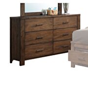 Oak queen bed w/storage by Acme additional picture 4