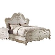 Bone white queen bed by Acme additional picture 2