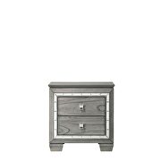 Light gray oak nightstand by Acme additional picture 2