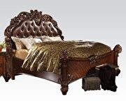 Pu & cherry queen bed in traditional style by Acme additional picture 2