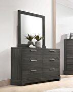 Gray oak queen bed w/storage by Acme additional picture 3