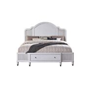 Off white queen bed by Acme additional picture 3