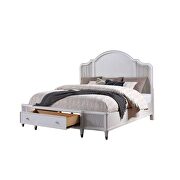 Off white eastern king bed by Acme additional picture 4