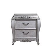 Vintage platinum nightstand by Acme additional picture 2