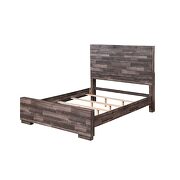 Dark cherry eastern king bed by Acme additional picture 2
