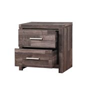 Dark cherry nightstand by Acme additional picture 4