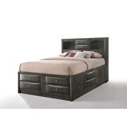Gray oak ireland queen bed w/storage by Acme additional picture 2
