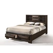 Espresso queen bed w/storage by Acme additional picture 3