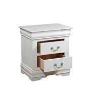 Casual stylish white nightstand by Acme additional picture 4