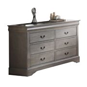 Antique gray dresser by Acme additional picture 2