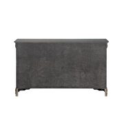 Dark gray louis philippe iii queen bed w/storage by Acme additional picture 14