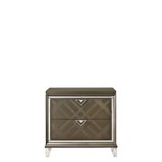 Dark champagne nightstand by Acme additional picture 2