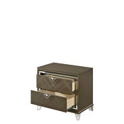 Dark champagne nightstand by Acme additional picture 4