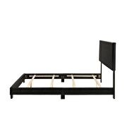 Black pu queen bed by Acme additional picture 4