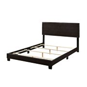 Espresso pu leather queen bed by Acme additional picture 2