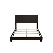 Espresso pu leather queen bed by Acme additional picture 3