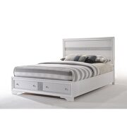 White eastern king bed by Acme additional picture 2