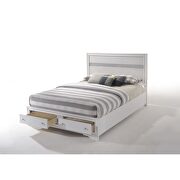 White eastern king bed by Acme additional picture 3