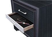 Black nightstand by Acme additional picture 2