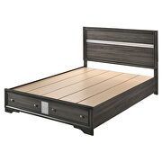Gray finish queen bed by Acme additional picture 2