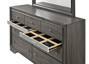 Gray finish queen bed by Acme additional picture 4