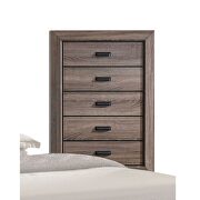 Weathered gray grain queen bed by Acme additional picture 6