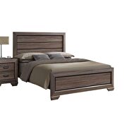 Weathered gray grain eastern king bed by Acme additional picture 2