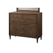 Beige linen & reclaimed oak inverness queen bed by Acme additional picture 8