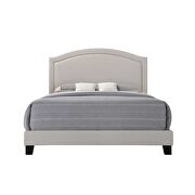 Fog fabric queen bed by Acme additional picture 3
