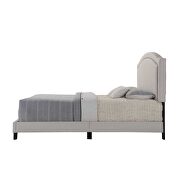 Fog fabric queen bed by Acme additional picture 4
