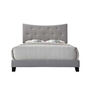 Casual gray fabric queen bed by Acme additional picture 4