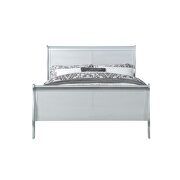 Platinum queen bed in white by Acme additional picture 3