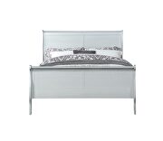 Platinum eastern king bed in platinum white by Acme additional picture 4